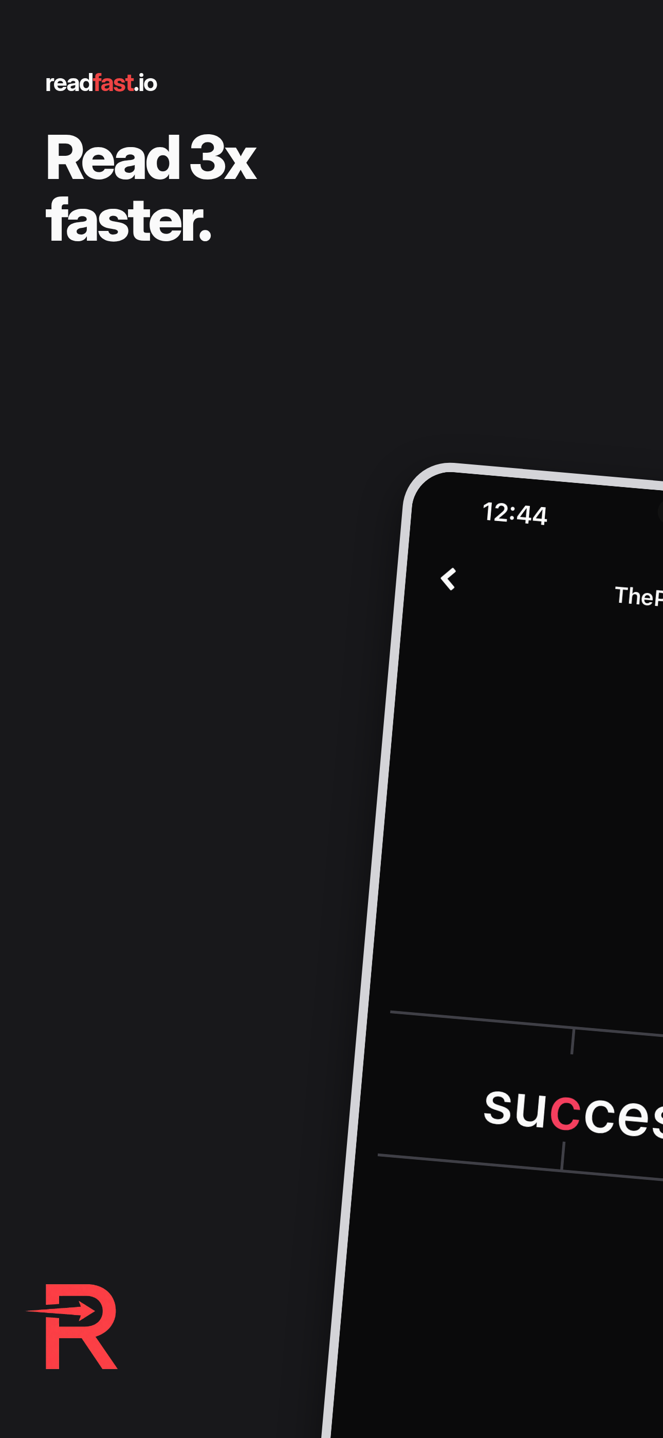ReadFast on iPhone — Read 3x faster